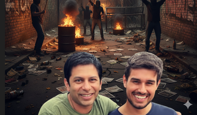 “From Akash Banerjee’s Narrative Pappu to Dhruv Rathee’s Mini Pappu explainer of Tukdey politics:“पप्पुओं की टोली—एक स्क्रिप्ट, कई चेहरे।”