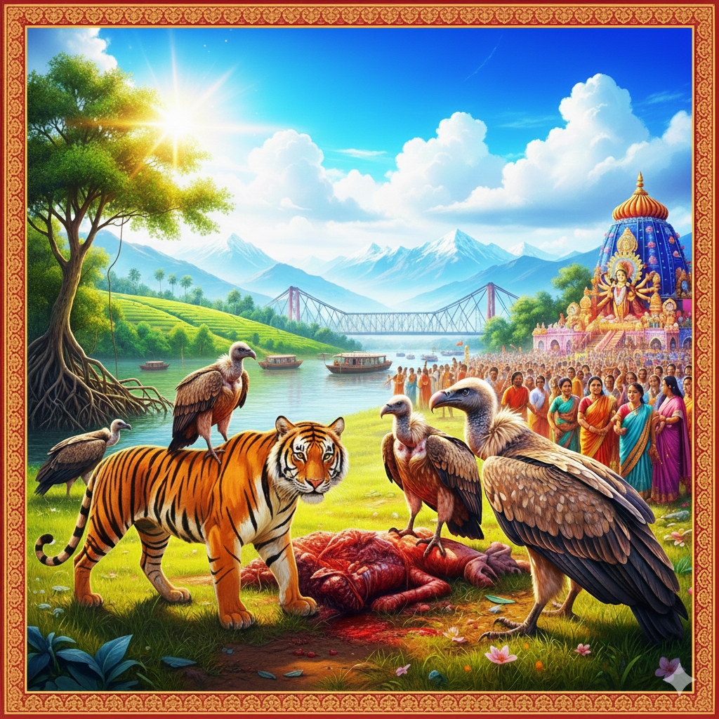 Dhruv Rathee,Tukdey gang and Ghuspathiya, Wait Feels Like Vultures Ready to Tear the Nation in Bengal election:-“बंगाल चुनाव, राष्ट्र निर्माण या राष्ट्र-नोच”?